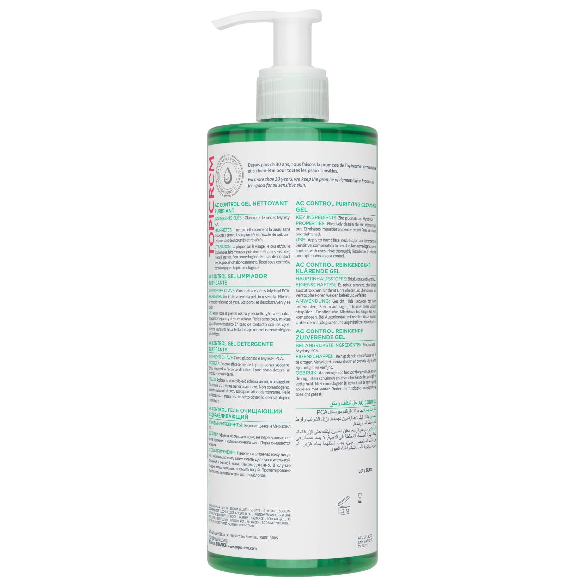 Gel nettoyant purifiant - 400 ML