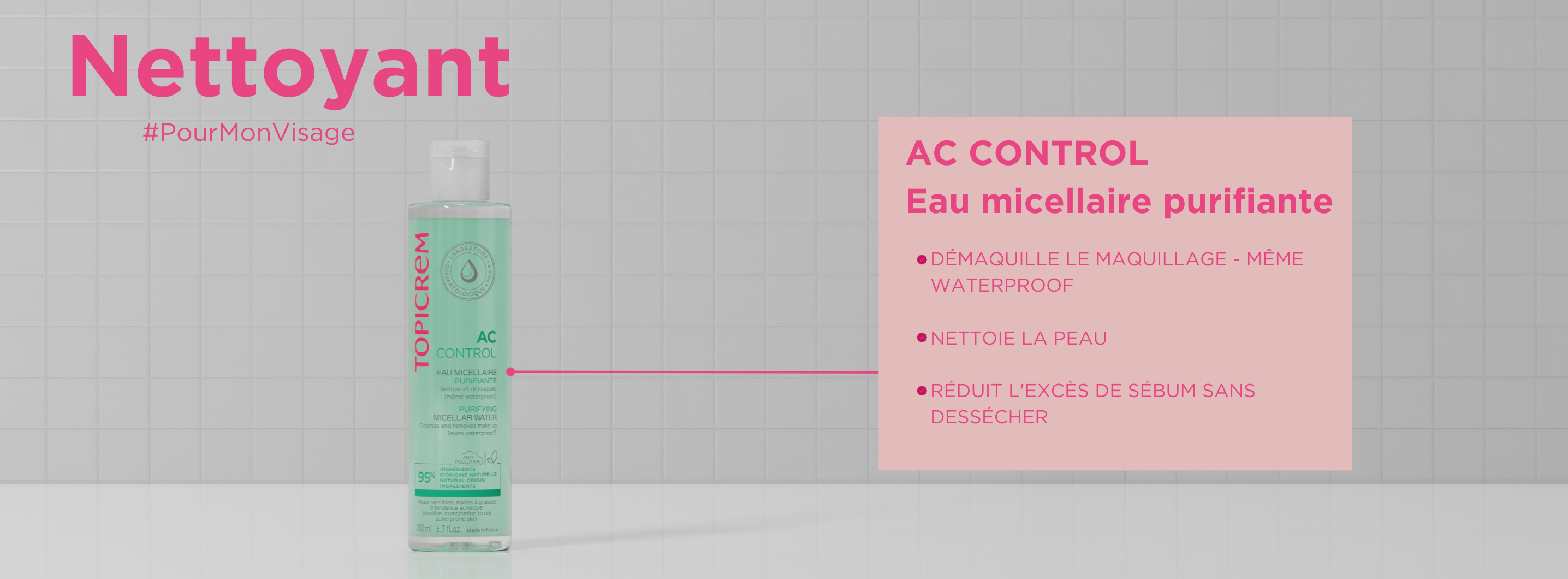 Eau micellaire purifiante