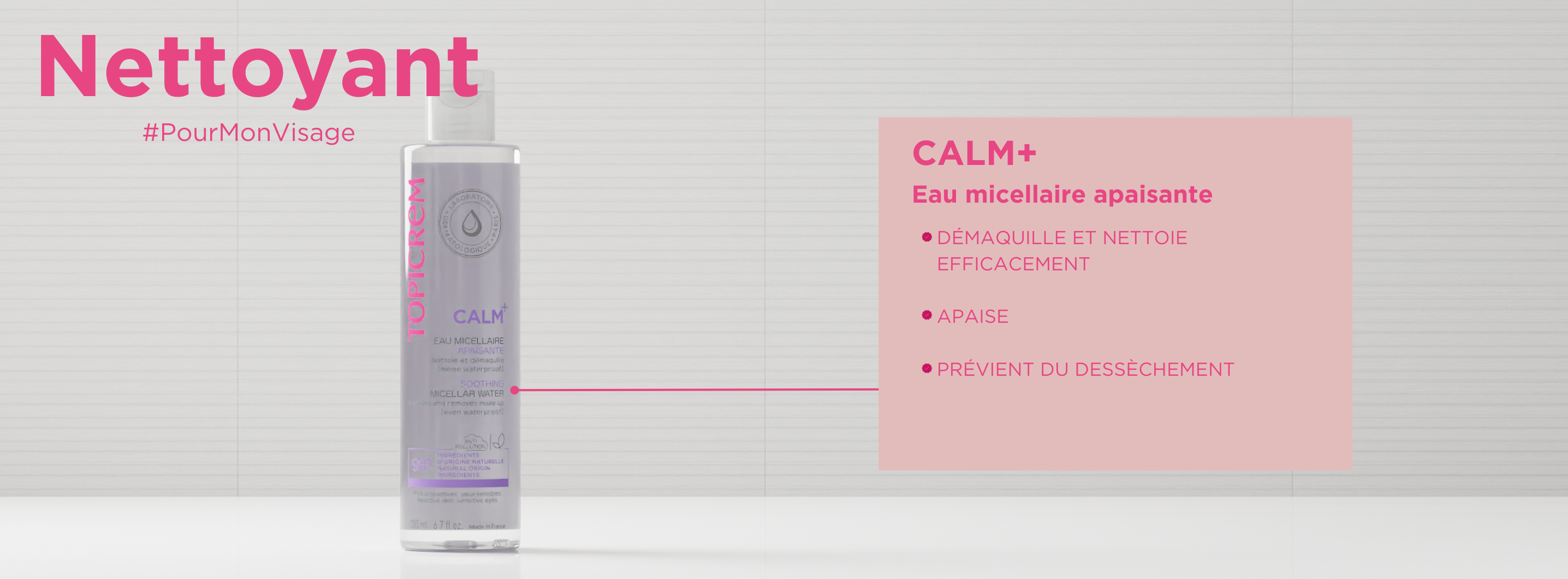 Eau micellaire apaisante