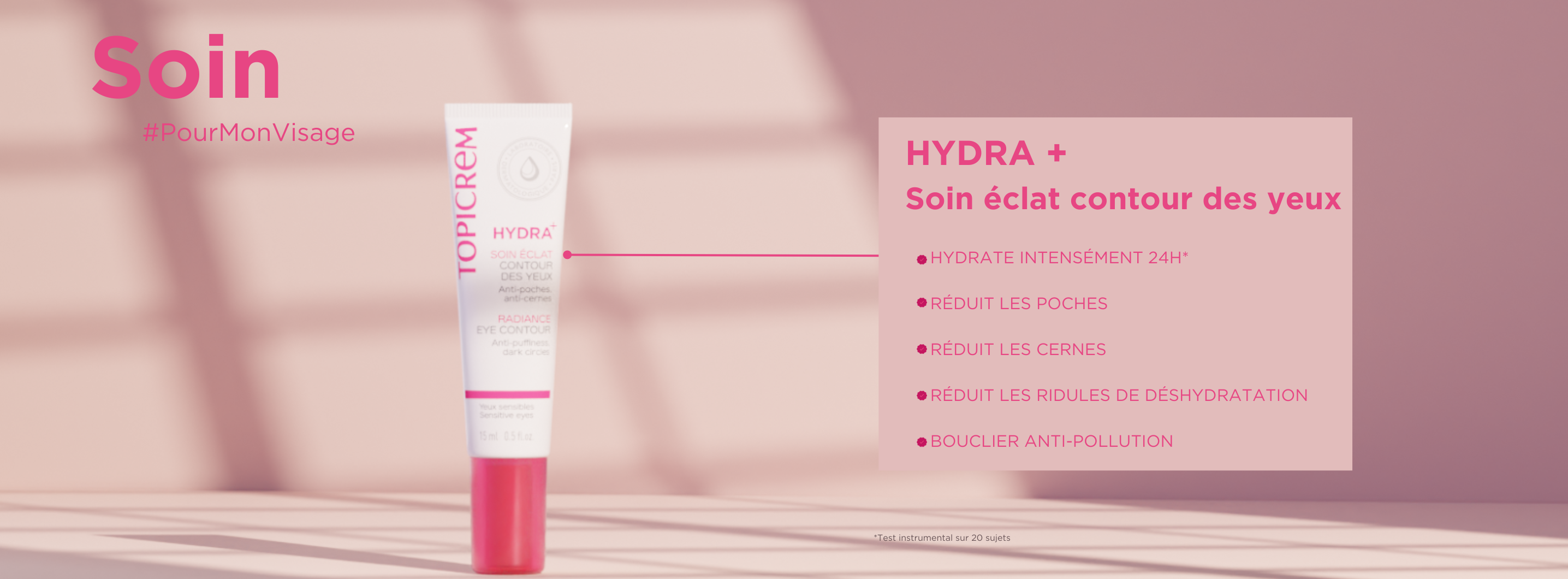 Soin éclat contour des yeux