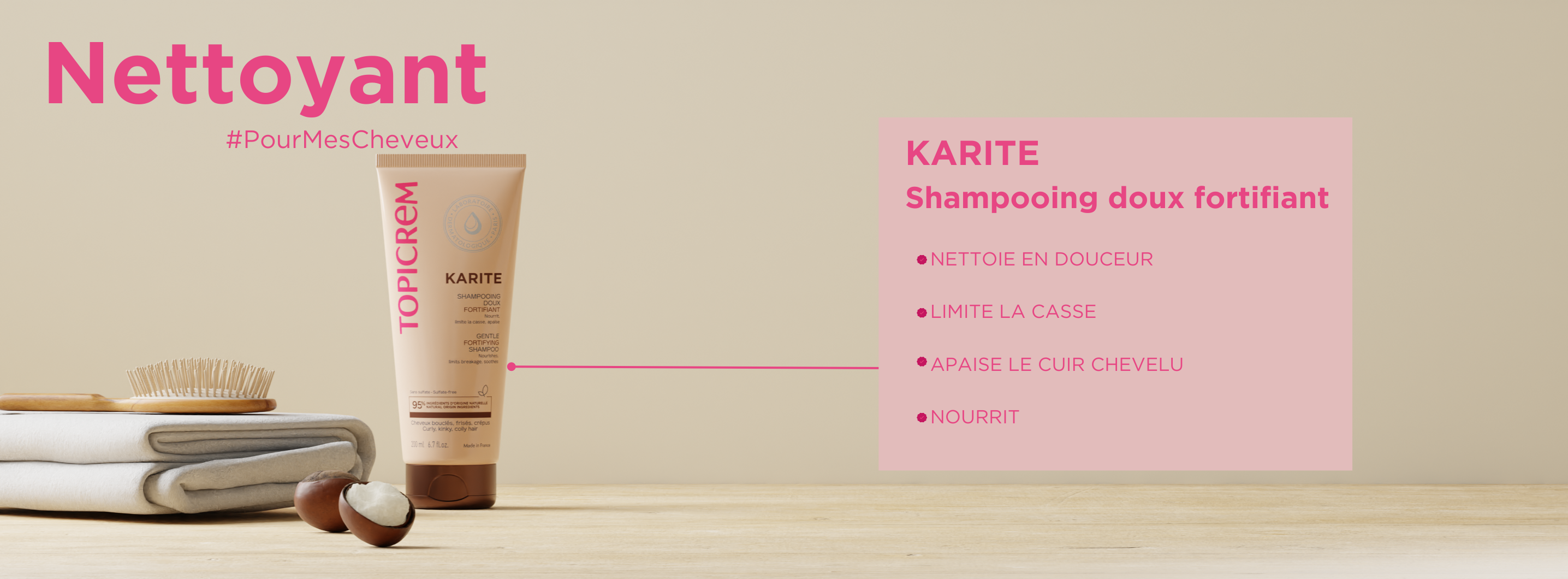 Shampooing doux fortifiant
