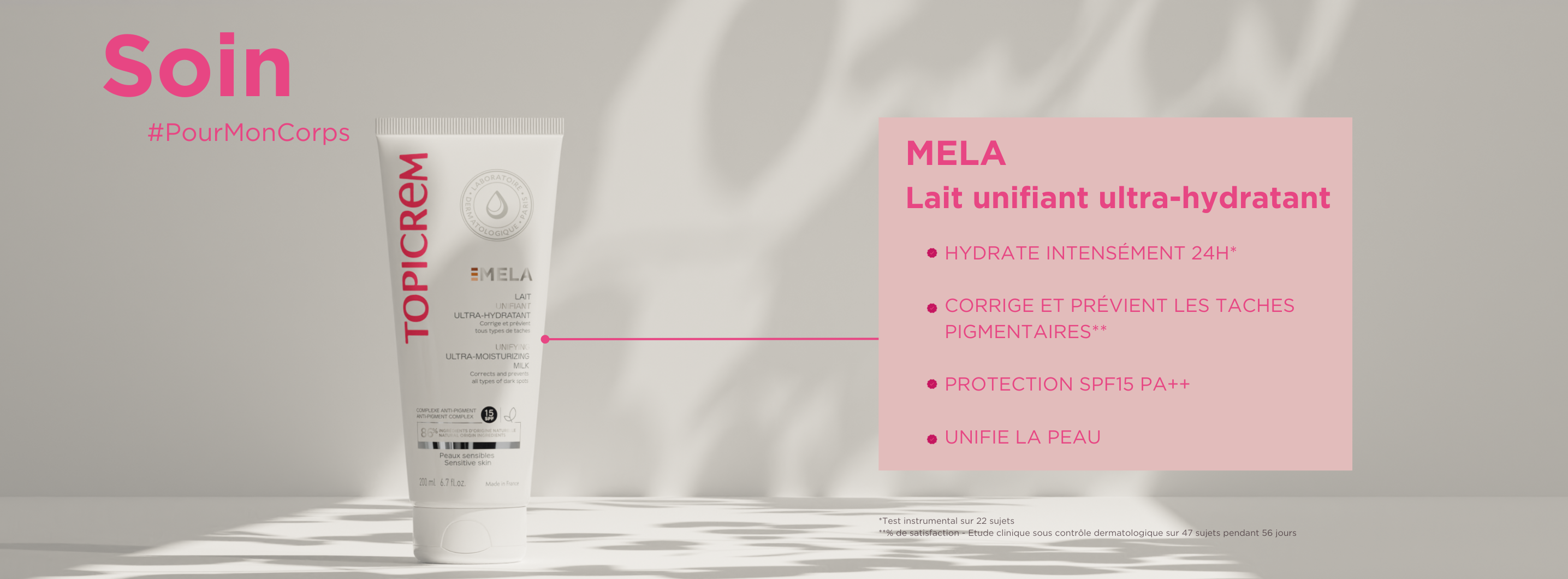 Lot lait unifiant ultra-hydratant 500ml