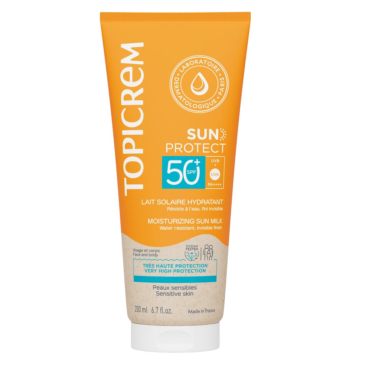 Lait solaire hydratant SPF50+ - 200 ML