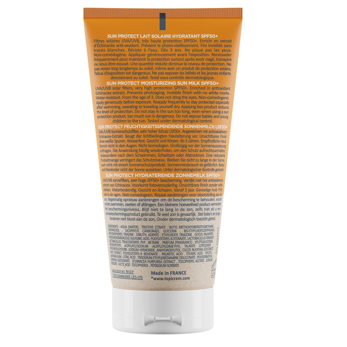 Lait solaire hydratant SPF50+ - 50 ML