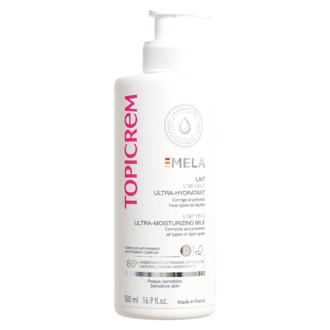 Lot lait unifiant ultra-hydratant 500ml - MELA